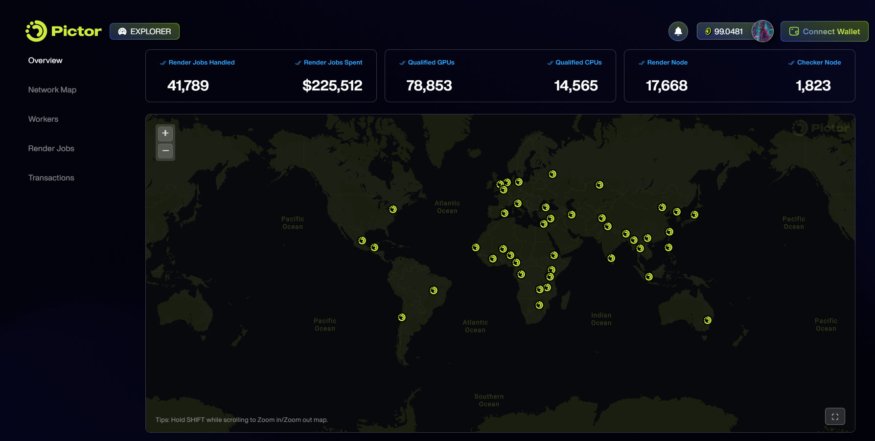 Pictor Cloud: Gateway to a Smarter Decentralized GPU Network_Explorer