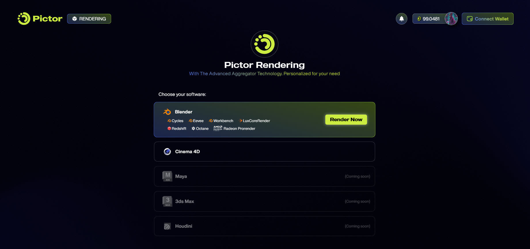 Pictor Cloud: Gateway to a Smarter Decentralized GPU Network_Rendering