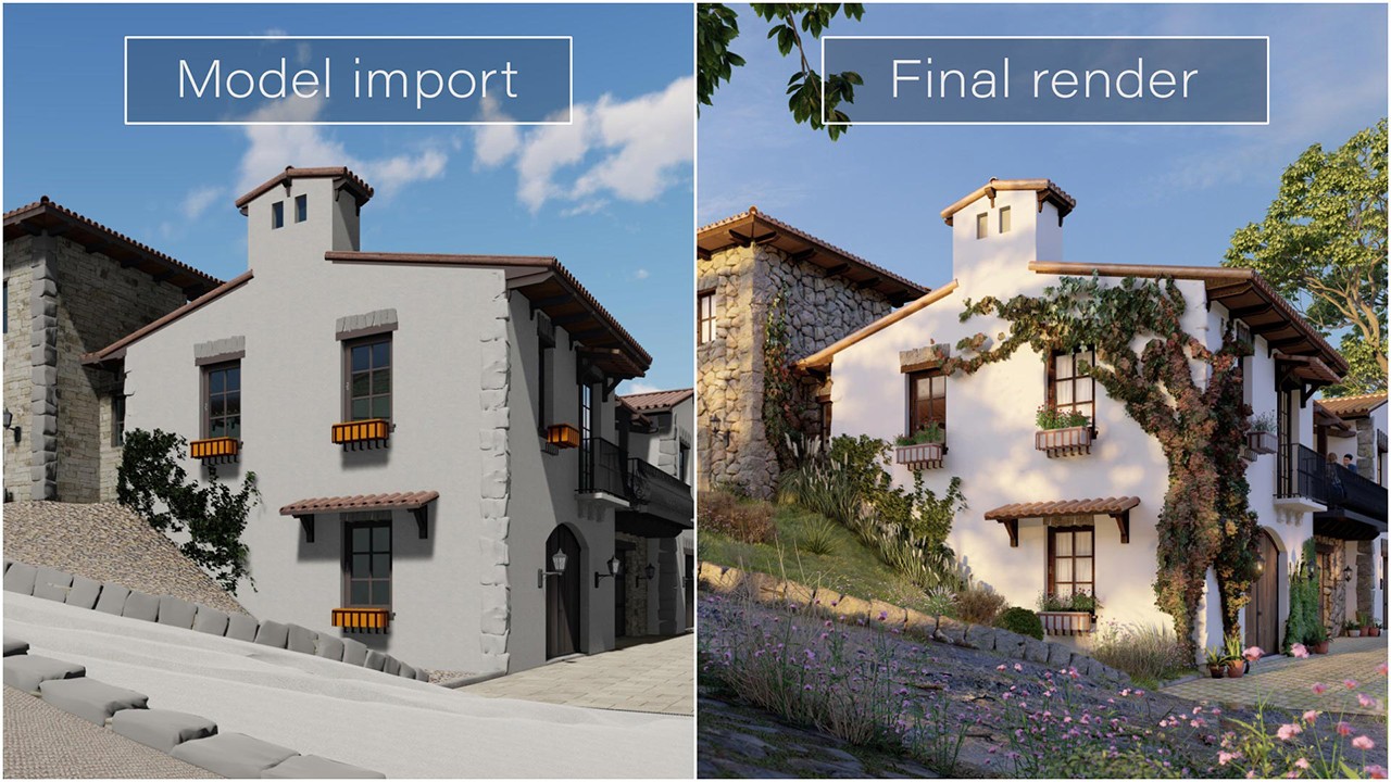 Reimagining Decentralized 3D Rendering with Pictor Network_3D model and Final render
